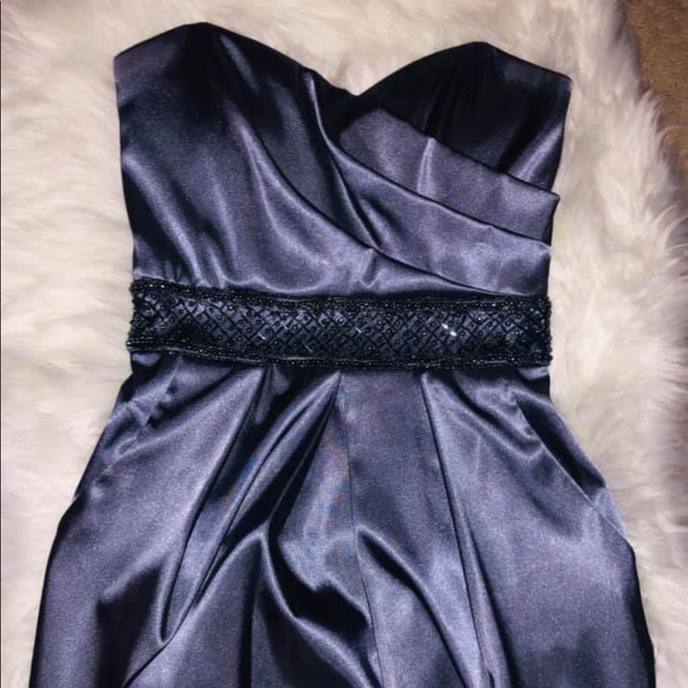 Satin pocket dress